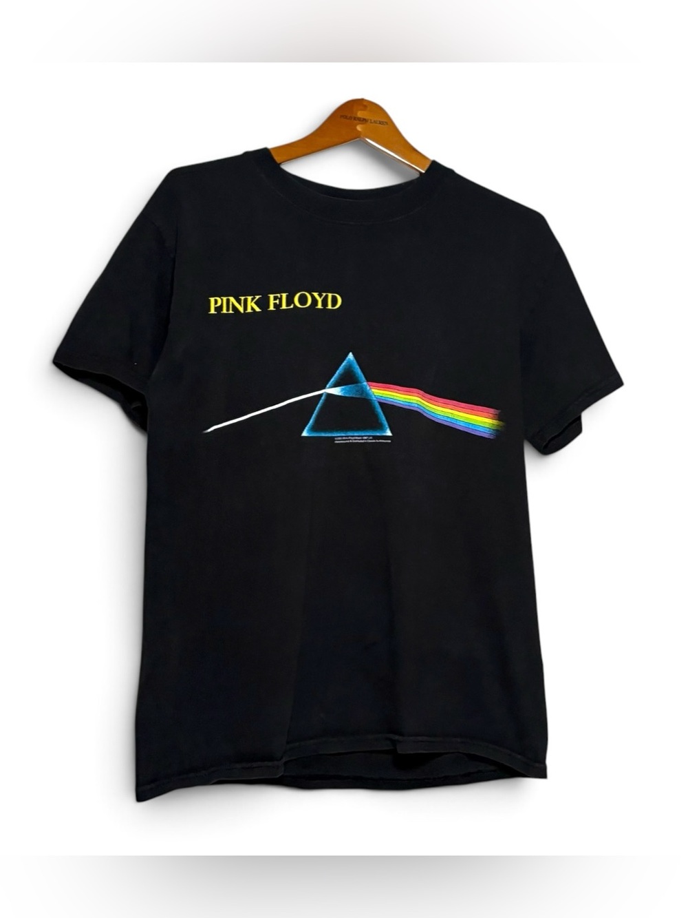 Vintage Pink Floyd 2001 Dark Side Of The Moon Artimonde Band T Shirt Black Large